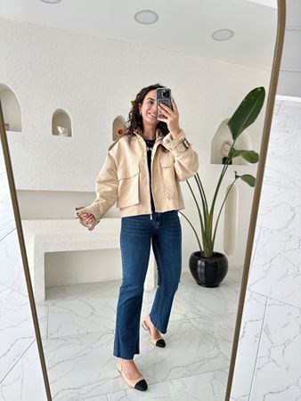 Bej Torba Cepli Trençkot