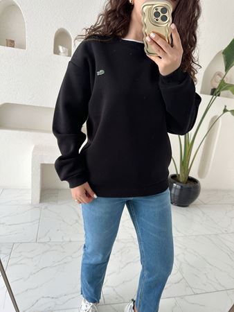 Marka Model Siyah Şardonlu Sweat