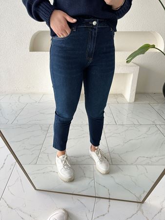 Lacivert Boyfit Jean
