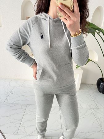 Gri Küpüşonlu Alt-Üst Eşofman Takımı