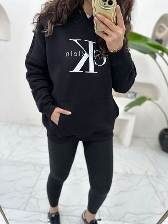 CK Kapüşonlu Şardonlu Sweatshirt
