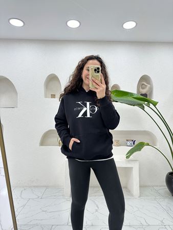 CK Kapüşonlu Şardonlu Sweatshirt