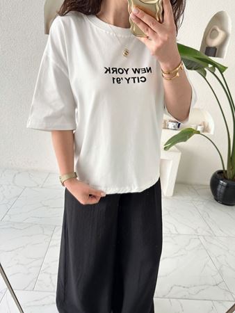Beyaz New York T-shirt