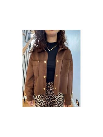 Kahverengi Torba Cepli Premium Nubuk Gömlek