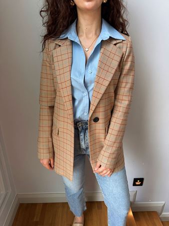 M.D. Ekose Maskülen Blazer Ceket