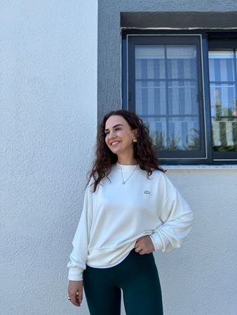 LCST Beyaz Modal Sweat