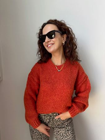 Marka Model Kiremit Bisiklet Yaka Kazak