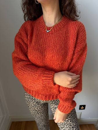 Marka Model Kiremit Bisiklet Yaka Kazak