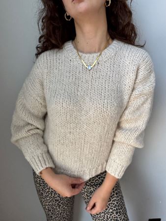 Marka Model Taş Rengi Bisiklet Yaka Kazak