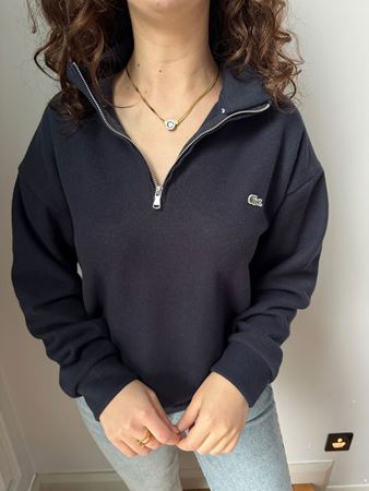 LCST Lacivert Fermuarlı Sweatshirt