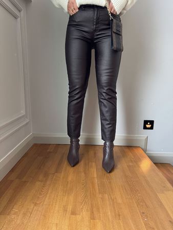 Acı Kahverengi Kaplamalı Jean