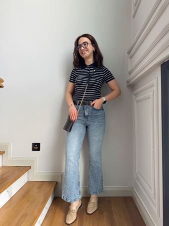 CS Kar Yıkama Kapalı Paça Flare Jean