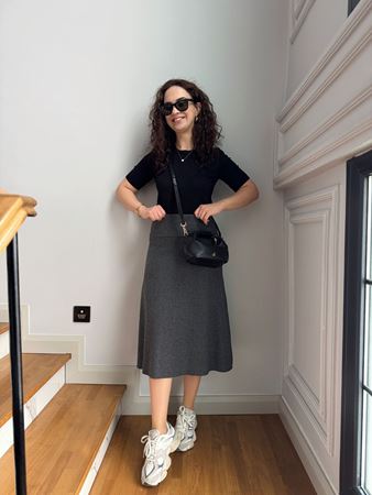 Antrasit Selanik Midi Etek