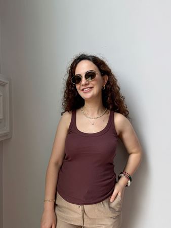 M.D. Kahverengi Fitilli Atlet