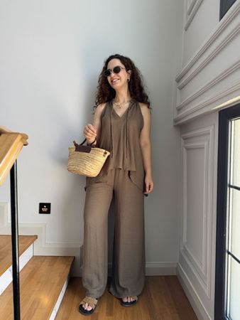 Kahverengi Bohem Takım