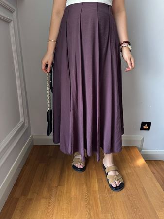 Mürdüm Parçalı Etek