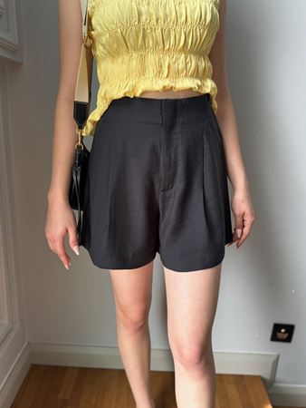 ZR Siyah Pensli Şort