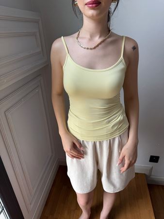 Sarı İp Askılı Atlet