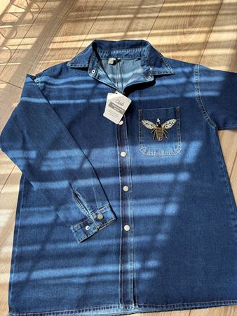 BYMN Lacivert Taşlı Arı Gömlek