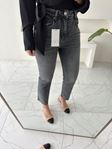 ZR Antrasit Kesik Paça Boyfit Jean