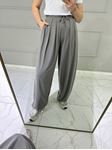 OYS Gri Beli Lastikli Modal Kumaş Şalvar Pantolon