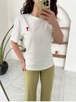 Ami Beyaz Basic T-Shirt