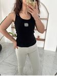 Siyah Gri Loewe Nakışlı Atlet