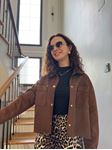 Kahverengi Torba Cepli Premium Nubuk Gömlek