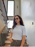 Bebe Mavisi Bisiklet Yaka Yarım Kollu Triko