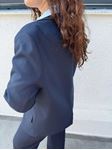 Marka Model Lacivert Vatkalı Astarlı Blazer Ceket