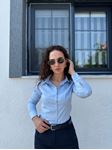 Mavi Slim Fit Gömlek