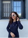 Orijinal Marka Lacivert Midi Sweat Elbise