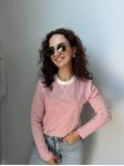 M.D. Kırmızı Çizgili Sweatshirt