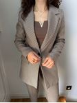 MD Kazayağı Desenli Blazer Ceket