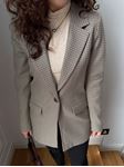 M.D. Camel Kareli Blazer Ceket