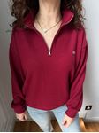LCST Bordo Fermuarlı Sweatshirt