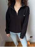 LCST Siyah Fermuarlı Sweatshirt