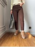 ZR Kahverengi Boyfit Jean