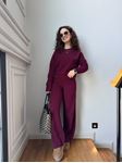 Bordo Bisiklet Yaka Selanik Takım