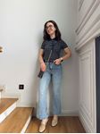 CS Kar Yıkama Kapalı Paça Flare Jean