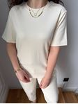 CS Ekru Bisiklet Yaka Basic T-Shirt