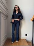 Lacivert İspanyol Paça Jean