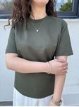 CS Haki Bisiklet Yaka Basic T-Shirt