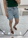 Kar Yıkama Denim Şort