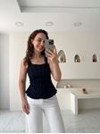Lacivert Denim Büstiyer