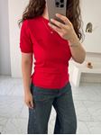 Kırmızı Marka Model Yarım Kol Triko
